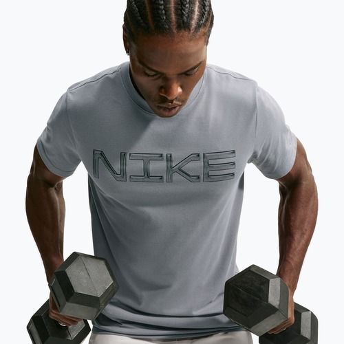 Férfi edző póló Nike Dri-FIT Training T-Shirt smoke grey/black