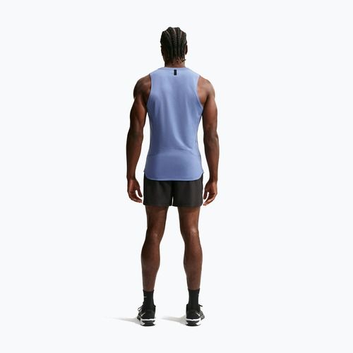 Férfi edző póló Nike Pro indigo storm/black