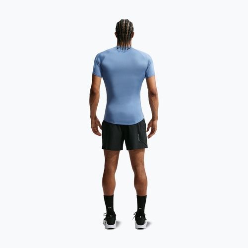 Férfi edző póló Nike Pro indigo storm/black