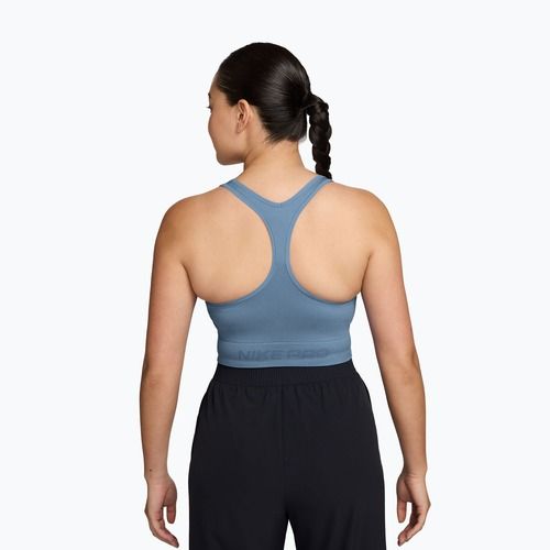 Női edző póló Nike Pro Seamless work blue