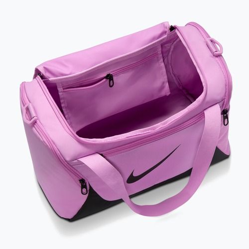 Edzőtáska Nike Brasilia Duffel Extra Small 24 l light magenta/black/black