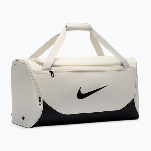Edzőtáska Nike Brasilia Duffel Medium 60 l light bone/black/black