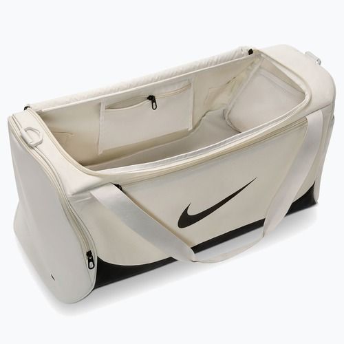 Edzőtáska Nike Brasilia Duffel Medium 60 l light bone/black/black