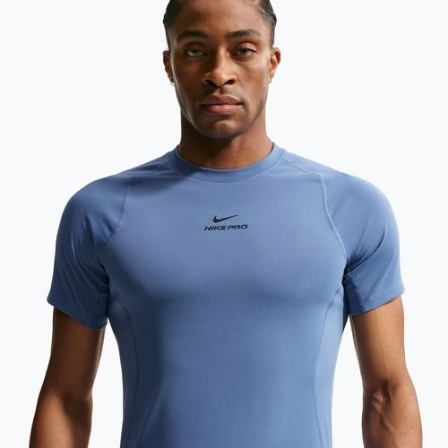 Férfi edző póló Nike Pro Training indigo storm/black