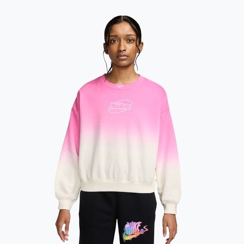 Gyerekpulóver Nike Sportswear Studio sail/playful pink/white