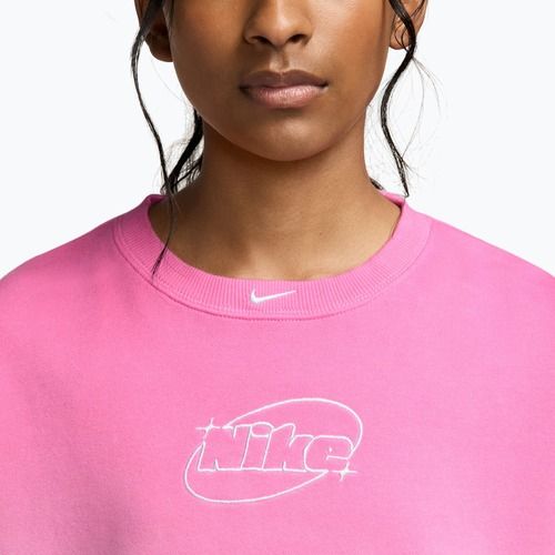 Gyerekpulóver Nike Sportswear Studio sail/playful pink/white