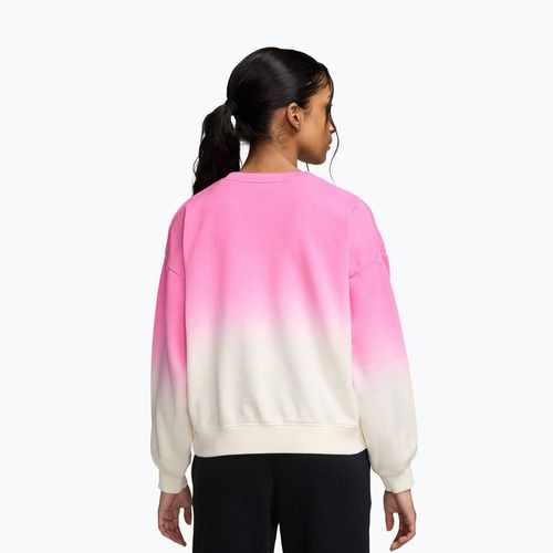Gyerekpulóver Nike Sportswear Studio sail/playful pink/white