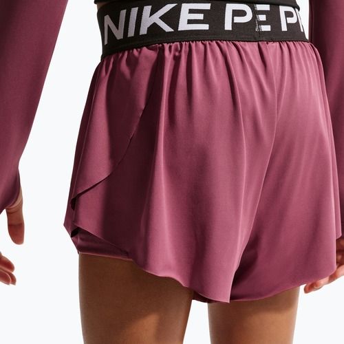 Gyerek rövidnadrág Nike Pro pink smoke/black/white