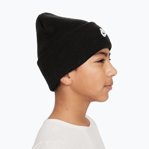 Gyerek téli sapka Nike Peak black heather/white
