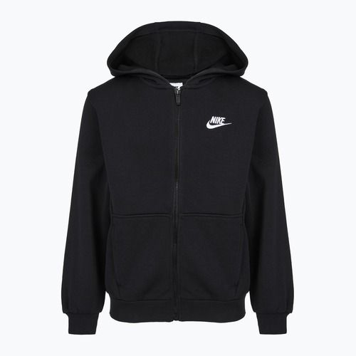 Gyerekpulóver Nike Club Fleece black/white