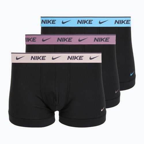 Férfi boxer nadrág Nike Cotton Stretch Trunk 3 pack charcoal heather