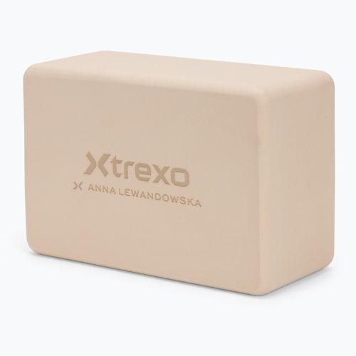 Jógatégla XTREXO x Anna Lewandowska block Beige