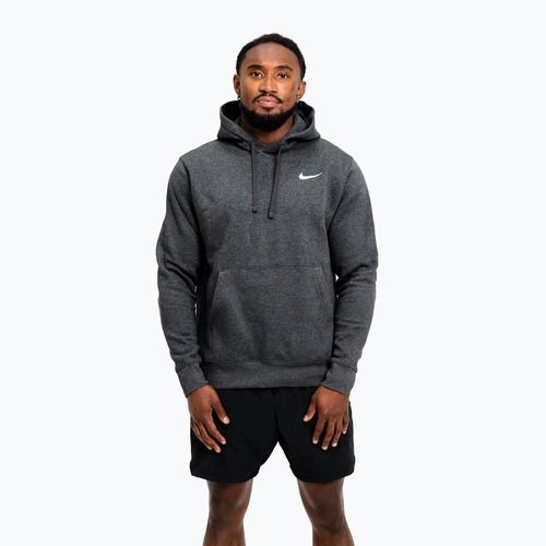 Férfi pulóver Nike Strength S&C Hoodie charcoal/white
