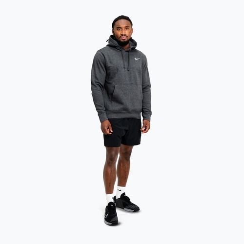 Férfi pulóver Nike Strength S&C Hoodie charcoal/white