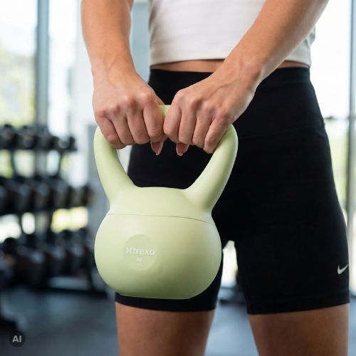 Puha kettlebell Xtrexo SK04 Green