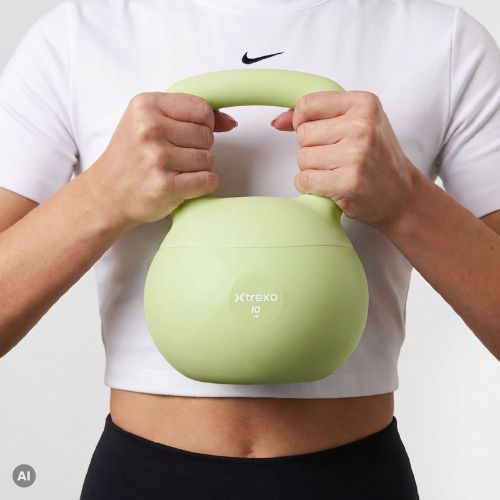 Puha kettlebell Xtrexo SK10 Green