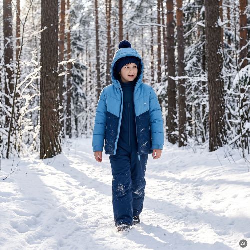 Gyermek bélelt dzseki Kadva Zippi KDG WP 5K/3K kék