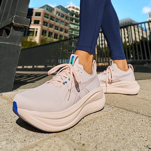 Női futócipők ASICS Gel-Nimbus 28 white/sun coral