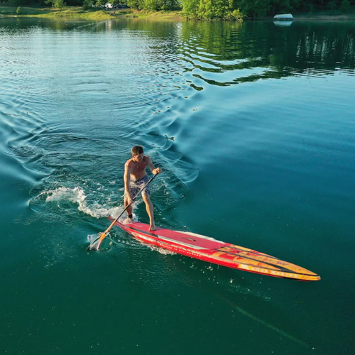 SUP Aqua Marina Race Elite - Versenyző iSUP, 4.27m/15cm piros BT-22RE