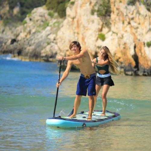 SUP Aqua Marina Super Trip Tandem - Családi iSUP, 3.7m/15cm zöld BT-21ST01
