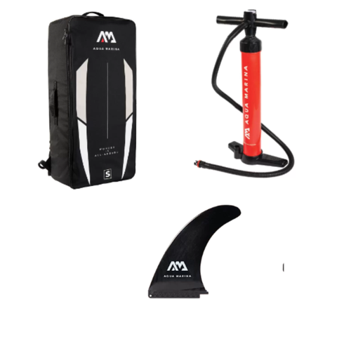 SUP Aqua Marina Super Trip Tandem - Családi iSUP, 3.7m/15cm zöld BT-21ST01