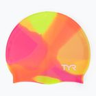Gyerek úszósapka TYR Tiedye Silicone Multicolor Jr yellow/pink/orange