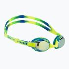 TYR Swimple Tie Dye tükrös arany/zöld/kék gyermek úszószemüveg