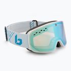 Síszemüveg Bollé Nevada Small white metalic blue matte/azure