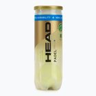 HEAD Padel Pro S+ padel labdák 3 db. sárga