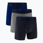 Under Armour Perf Cotton 6" férfi boxeralsó 3 pár éjfél/navy