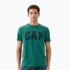 Férfi póló GAP Soft Basic Logo jade stone