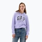 Női pulóver GAP Heritage French Logo Hoodie fresh lavender