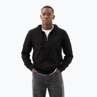 Férfi pulóver GAP Heritage French Terry Fullzip Logo true black