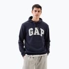 Férfi pulóver GAP Heritage French Terry Logo blue navy