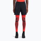 Férfi Reebok Athlete Speed edzőnadrág fekete/energia piros