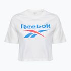 Női Reebok Identity Big Logo Crop Tee fehér/korall/kék