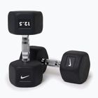 Gumírozott kézisúlyzó Nike Strength Hex Dumbbell 12,5 kg black/white