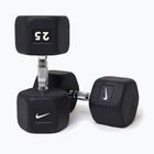 Gumírozott kézisúlyzó Nike Strength Hex Dumbbell 25 kg black/white