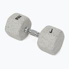 Gumírozott kézisúlyzó Nike Strength Grind Hex Dumbbell 17,5 kg wolf grey