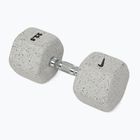 Gumírozott kézisúlyzó Nike Strength Grind Hex Dumbbell 22,5 kg wolf grey
