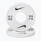 Terhelés Nike Strength Change Plates 2 x 0,5 kg white/black