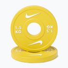 Terhelés Nike Strength Change Plates 2 x 1,5 kg yellow/white
