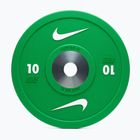 Bumper súlytárcsa Nike Strength Pro Urethane Bumper Plates 10 kg green/white