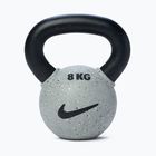 Golyós súlyzó Nike Strength Rubber Coated 8 kg smoke grey