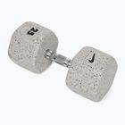 Gumizott kézi súlyzó Nike Strength Grind Dumbbell 25 kg wolf grey