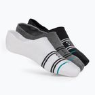 Stance Basic No Show zokni 3 pár több színű