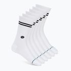 Zokni Stance Core Crew 6 pairs white