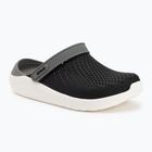 Crocs LiteRide Clog fekete/füstös flip-flopok