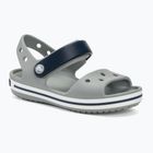 Gyerek szandál Crocs Crockband Kids Sandal light grey/navy