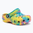 Crocs Classic Marbled Clog Gyermek flip flop digitális aqua/multi